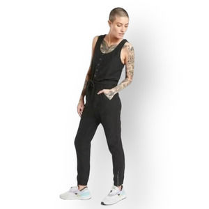 ATHLETA Farallon Romper Black Jumpsuit Size 12